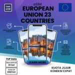 eSIM Uni Eropa 23 Negara: Internet Unlimited dengan Jaringan 4G/5G