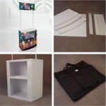 Event Desk / Meja Promosi PVC Portable untuk Pameran dan Jualan