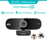 EYD PC02 Webcam 2K: Lensa Privasi, Autofokus, dan Rotasi 360u00b0 untuk Setiap Platform