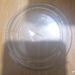 Flat Lid PET 9.2 / Tutup Gelas Plastik PET Datar @50 Pcs