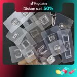 Gantungan Tempel Magic Hook Cadangan Stiker Lem Dinding Transparan Laci Pigura Jam Kamar Serbaguna