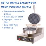 GETRA Waffle Baker WB-1H: Solusi Membuat Waffle Sempurna untuk Bisnis Anda