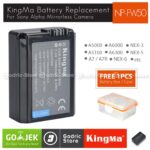 Kingma Baterai NP-FW50 untuk Kamera Sony A7R, A5000, A5100, A6000, A6300, NEX