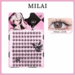 Milai Riasan Mata A08 Trilogy 10 Baris Bulu Mata Palsu Berkualitas Tinggi