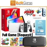 Nintendo Switch OLED CFW Console Mesin Bonus Full Game + Tas