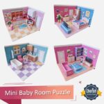 Puzzle 3D Anak Baby Room Series: Mainan Edukasi DIY Rumah