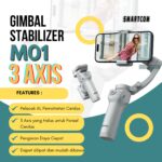 Smartcom M01: 3-Axis Gimbal Stabilizer HP dengan Pelacak AI untuk Hasil Video Semakin Cinematic