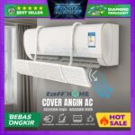 Taffhome Cover Angin AC Reflektor Adjustable, Solusi Nyaman Penggunaan AC Tanpa Angin Langsung ke Tubuh