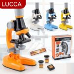 Upgrade 1200x Zoom Mikroskop Science Educational Toys Kit Lab Homeschool Mainan Untuk Hadiah Anak-anak