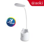Aoki AK-6059 Lampu Belajar Tricolour Sentuh 3 Warna dengan Tempat Pulpen
