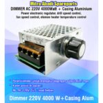 Dimmer AC 220V 4000W dengan Casing Aluminium: Kontrol Penuh atas Perangkat Listrik Anda